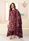 Nora Vol 2 By Suryajyoti Jam Satin Printed Dress Material 